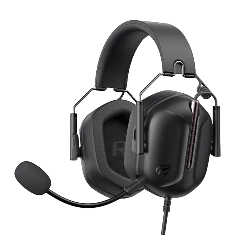 Căști gaming Havit H2033d, Cu fir, Negru
