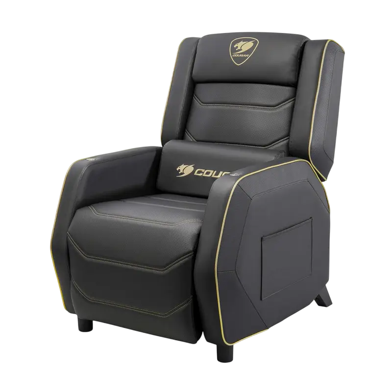 Scaun Gaming Cougar Ranger Pro Royal, PVC Piele, Negru | Auriu