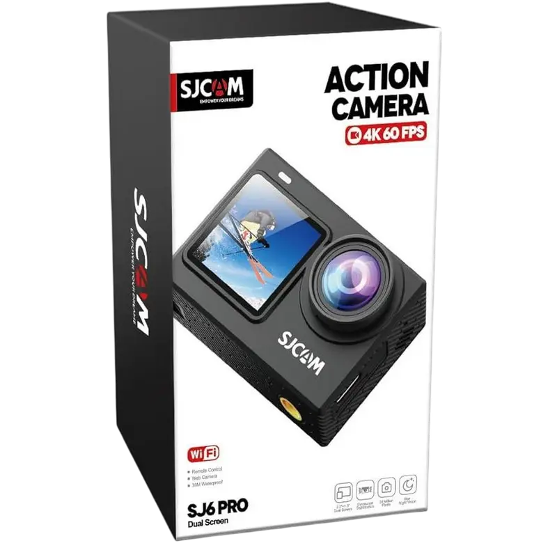 Cameră Video Sport SJCAM SJ6 Pro, Negru
