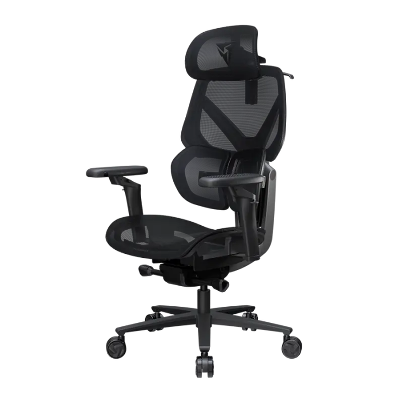 Scaun Gaming ThunderX3 Flex Pro Mesh, Plasă Respirabilă, Negru