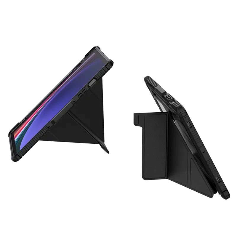 Husa carte Nillkin pentru Samsung Galaxy Tab S9/S9 FE Bumper Pro Case, Negru