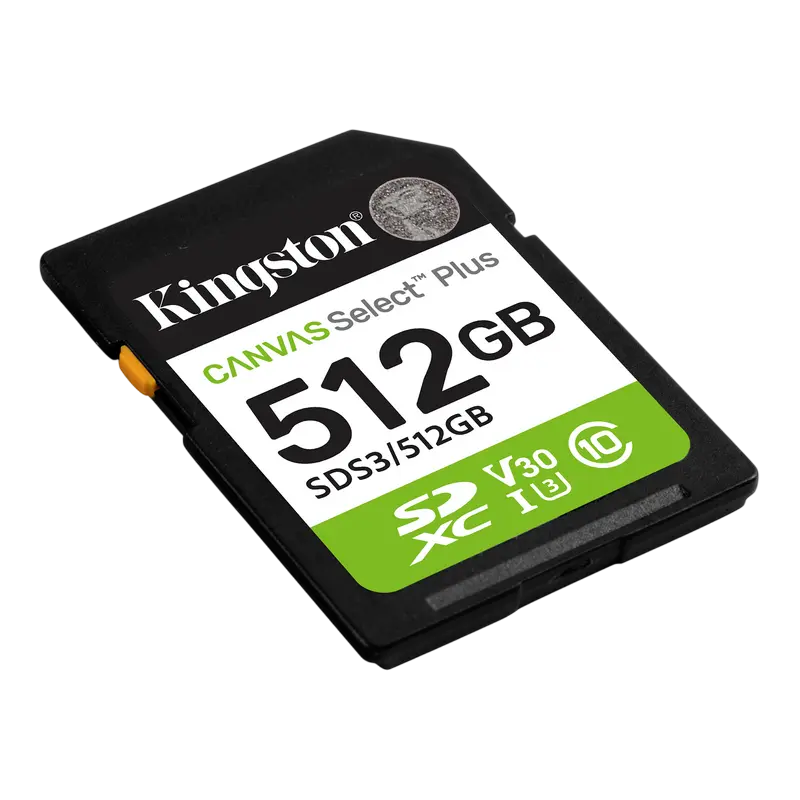 Card de memorie Kingston Canvas Select Plus, 512GB (SDS3/512GB)