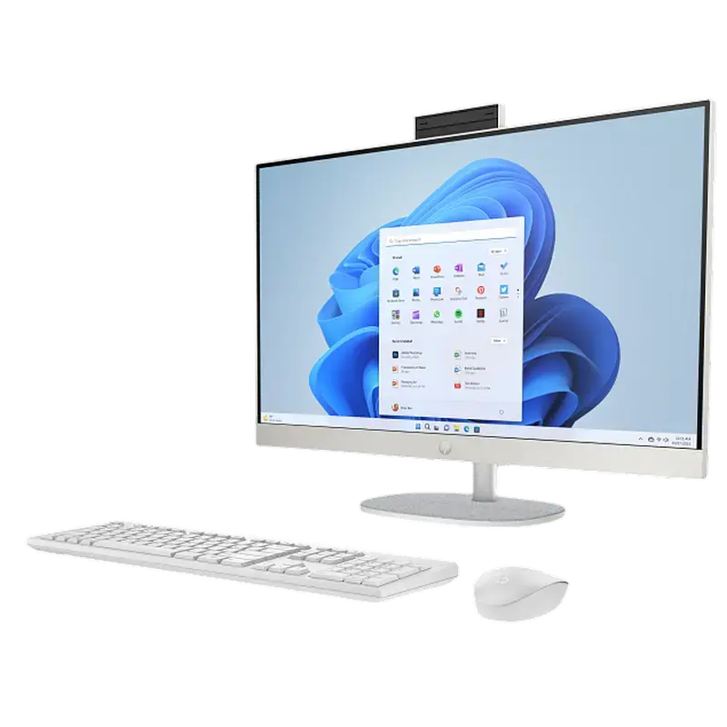 Моноблок HP 27-cr1031ci, 27", Intel Core Ultra 7 155U, 16Гб/512Гб, FreeDOS, Shell White