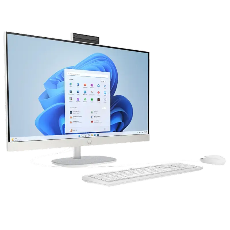 Моноблок HP 27-cr1031ci, 27", Intel Core Ultra 7 155U, 16Гб/512Гб, FreeDOS, Shell White