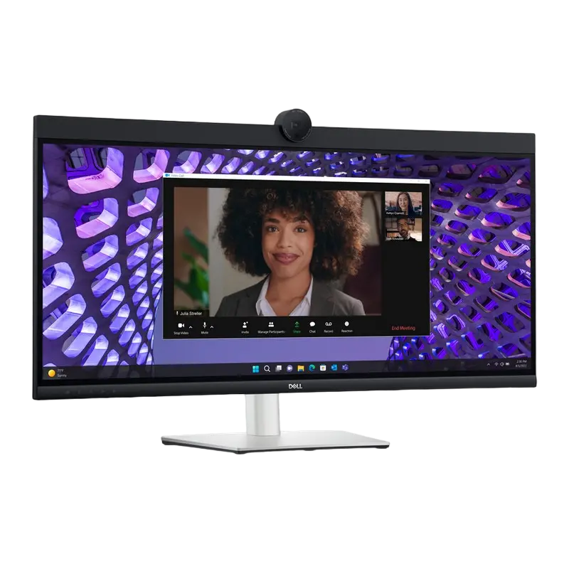34" Monitor DELL P3424WEB, IPS 3440x1440 WQHD, Negru | Argintiu