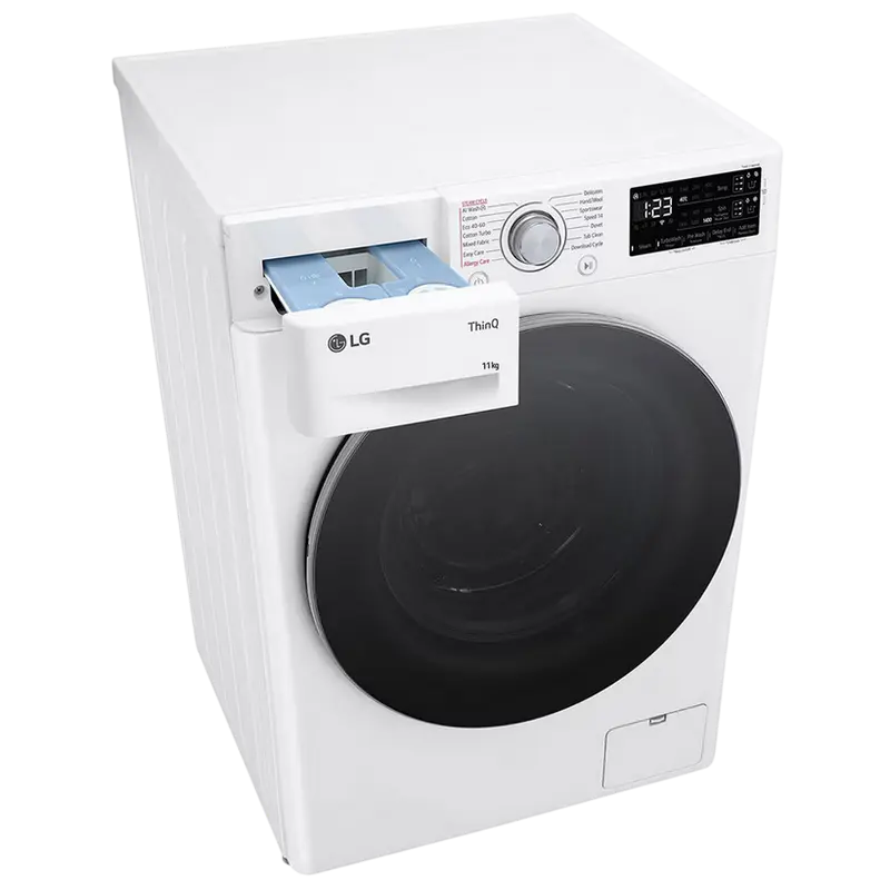 Mașină de spălat LG F4WR311S1WA, 11kg, Alb