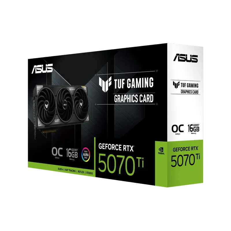 Placă Video ASUS TUF Gaming RTX5070Ti, 16GB GDDR7 256bit