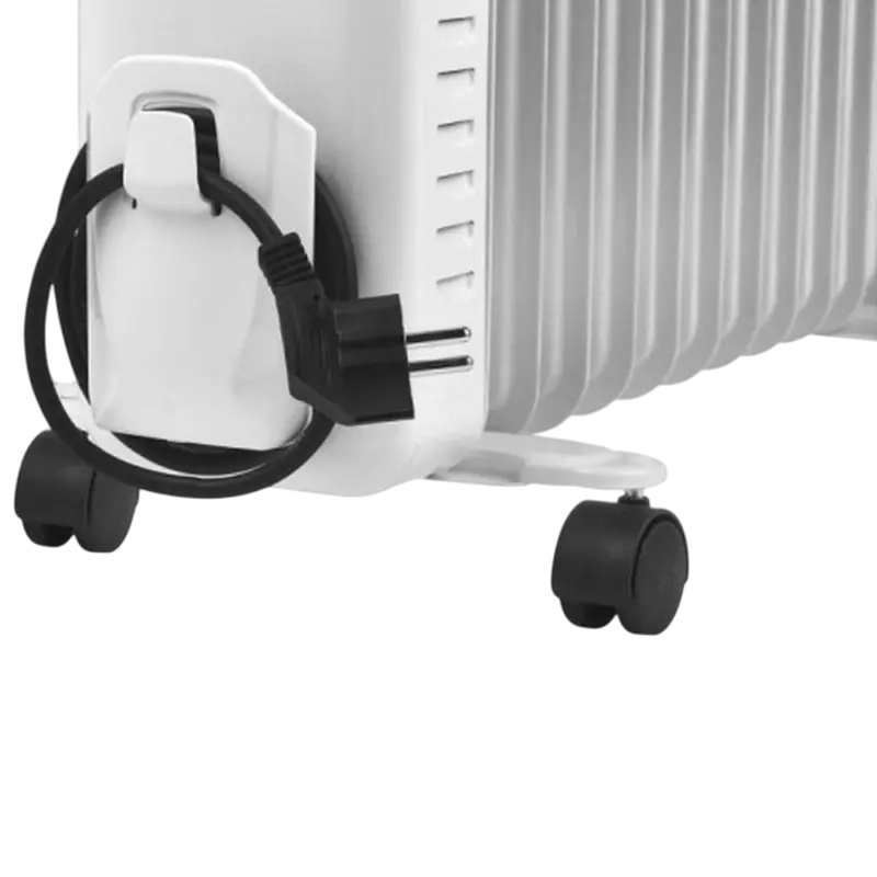 Radiator de ulei Zanussi ZOH/CS-09W, 2000W, Alb