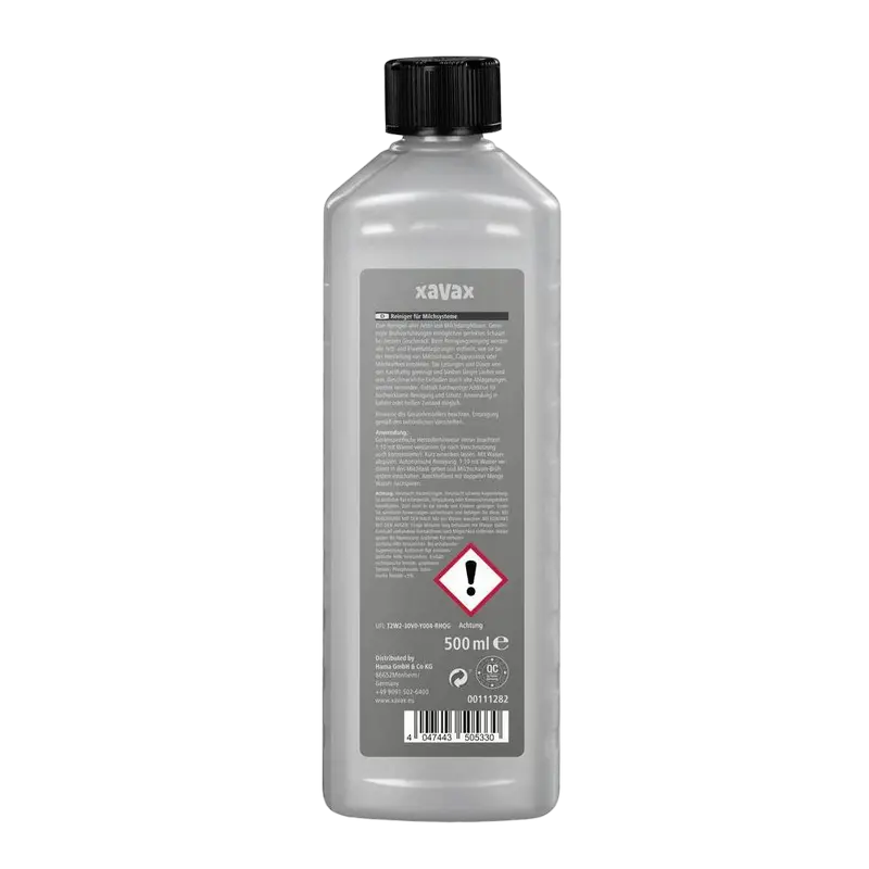 Detergent pentru sisteme de lapte Xavax 111282, 500 ml
