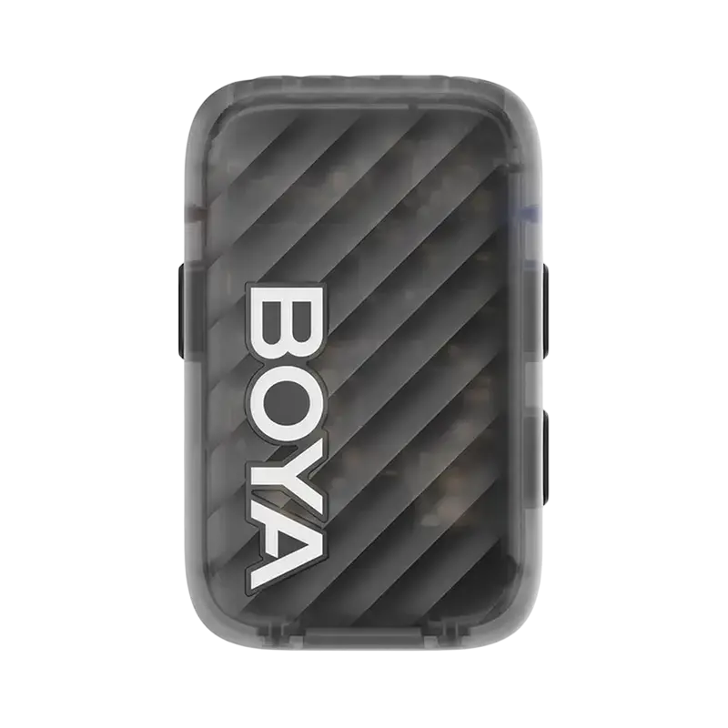 Microfon portabil pentru înregistrare vocală Boya Boyamic 2-01, Fără fir, Negru