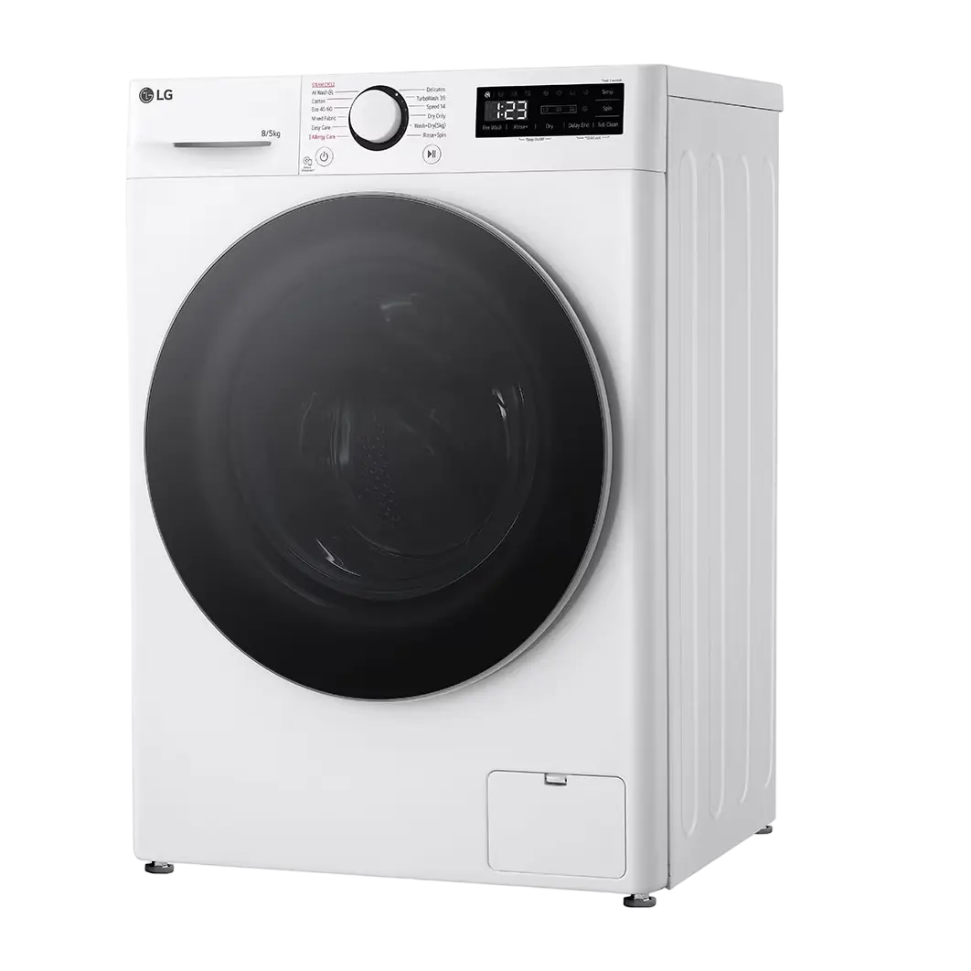 Mașină de spălat cu uscător LG F2DR509S1W, 8kg, Alb