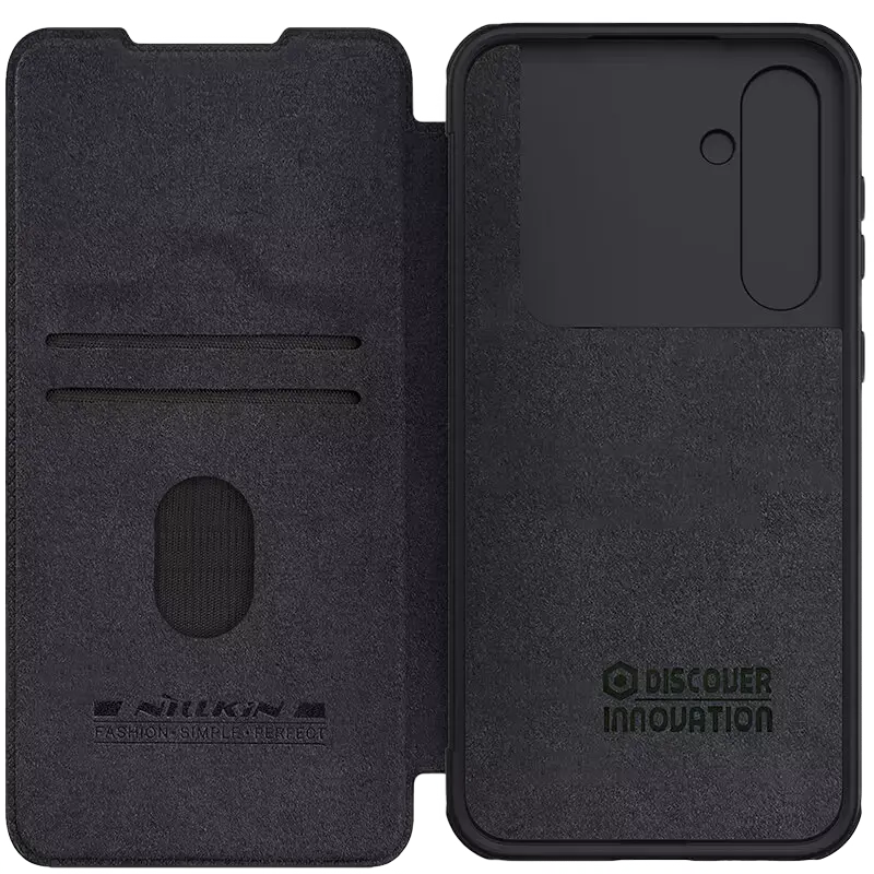 Чехол книжка Nillkin для Samsung Galaxy S23 FE Qin Pro, Чёрный