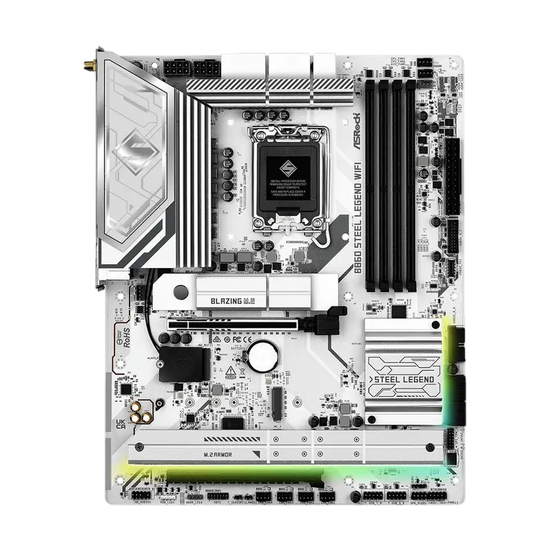 Материнская плата ASRock B860 STEEL LEGEND WIFI, LGA1851, Intel B860, ATX