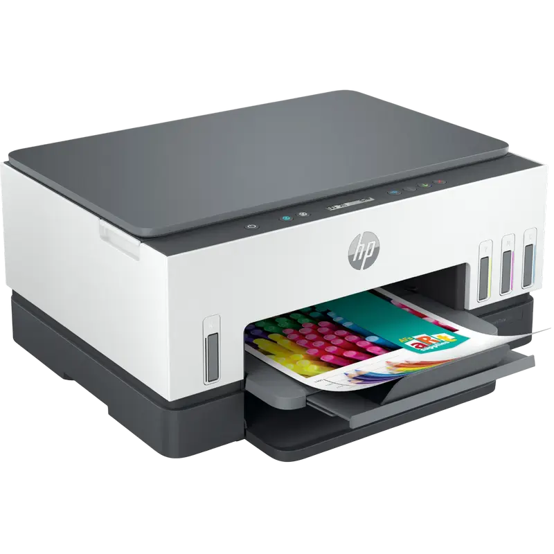 MFP HP Smart Tank 670, Alb | Gri