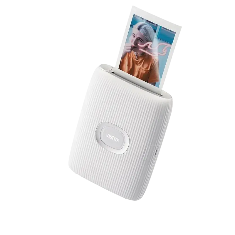 Imprimantă foto instax Mini Link 2, 62 x 46 mm, Clay White