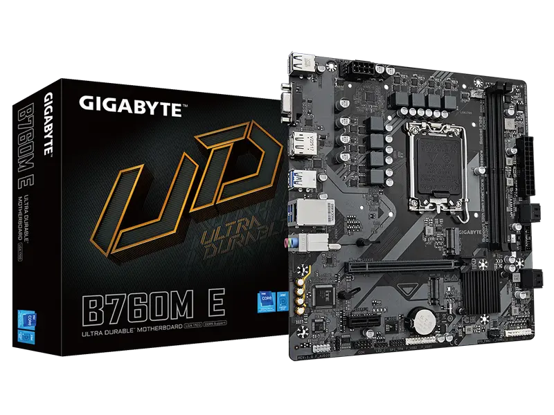 Cumpara  Plăci de bază - Placă de bază Gigabyte B760M E, LGA1700, Inte..