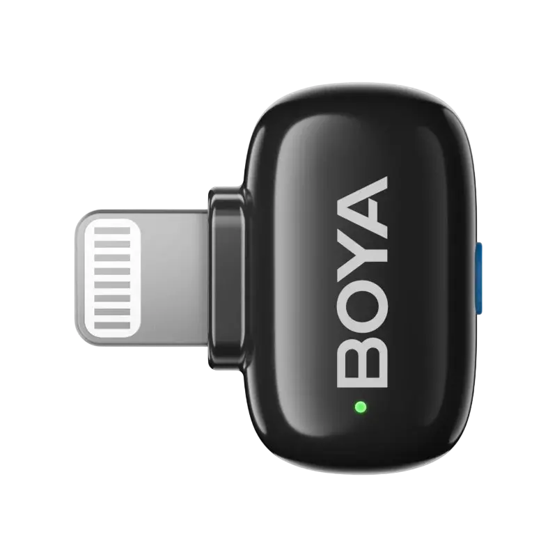 Microfon portabil pentru înregistrare vocală Boya Mini-15, Fără fir, Negru