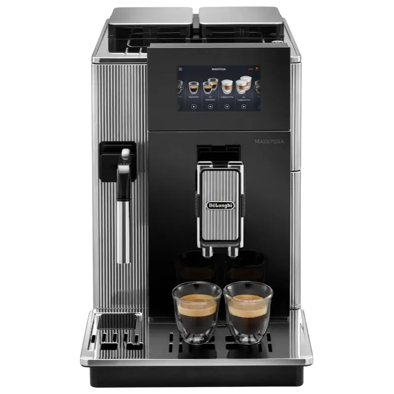 Aparat de cafea DeLonghi EPAM 960.75 GLM, Argintiu | Negru