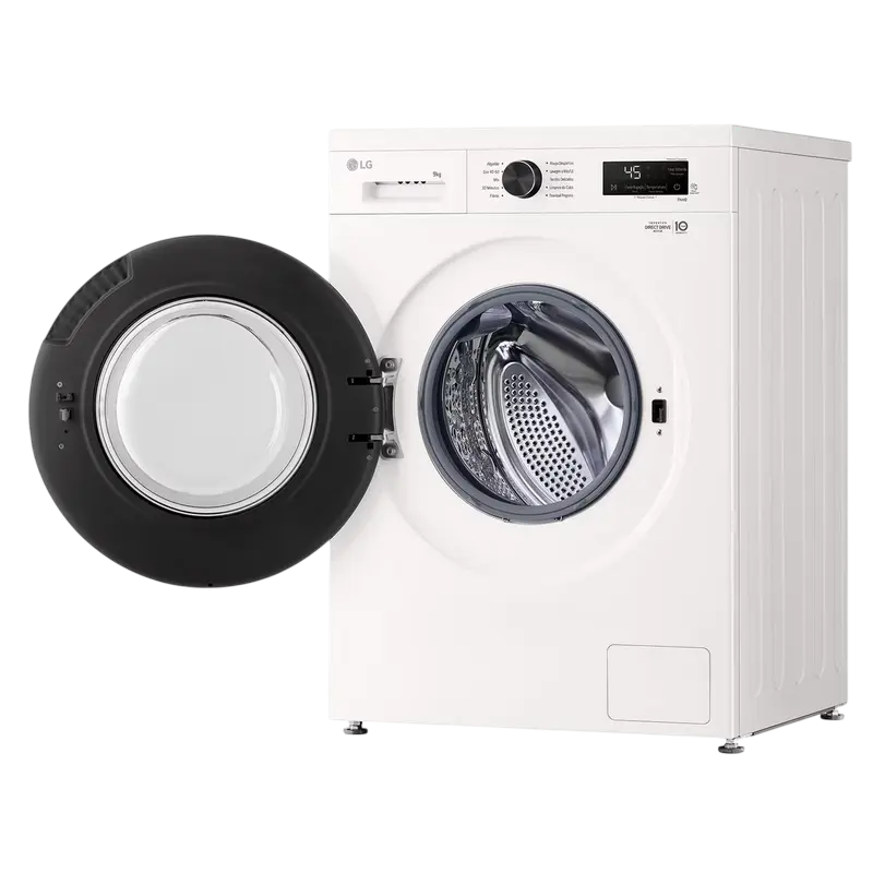 Mașină de spălat LG F4X1009NWB, 9kg, Alb