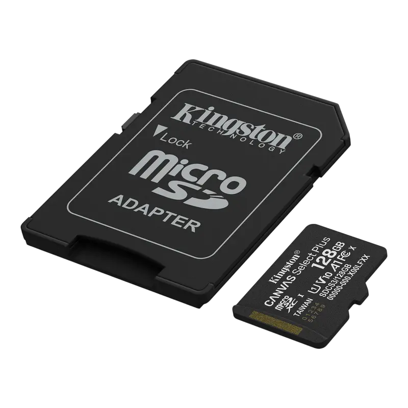Card de memorie Kingston Canvas Select Plus, 128GB (SDCS3/128GB)