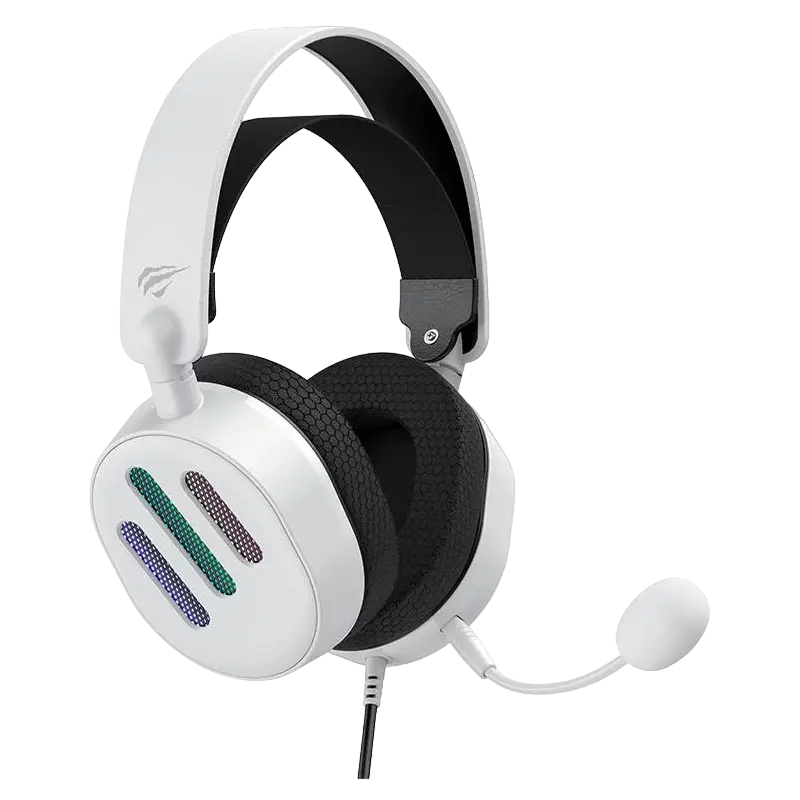Căști gaming Havit H2038U, USB, Alb