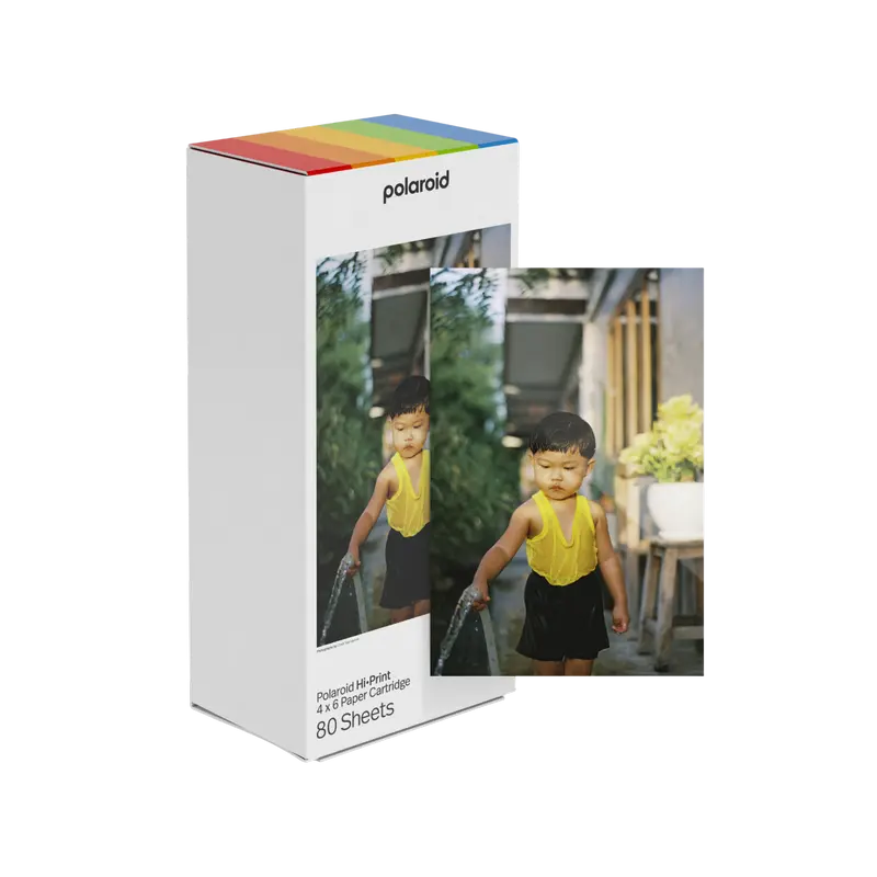 Фотопринтер Polaroid Everything Box Hi Print 4x6 + Paper cartridge, Белый | Красный