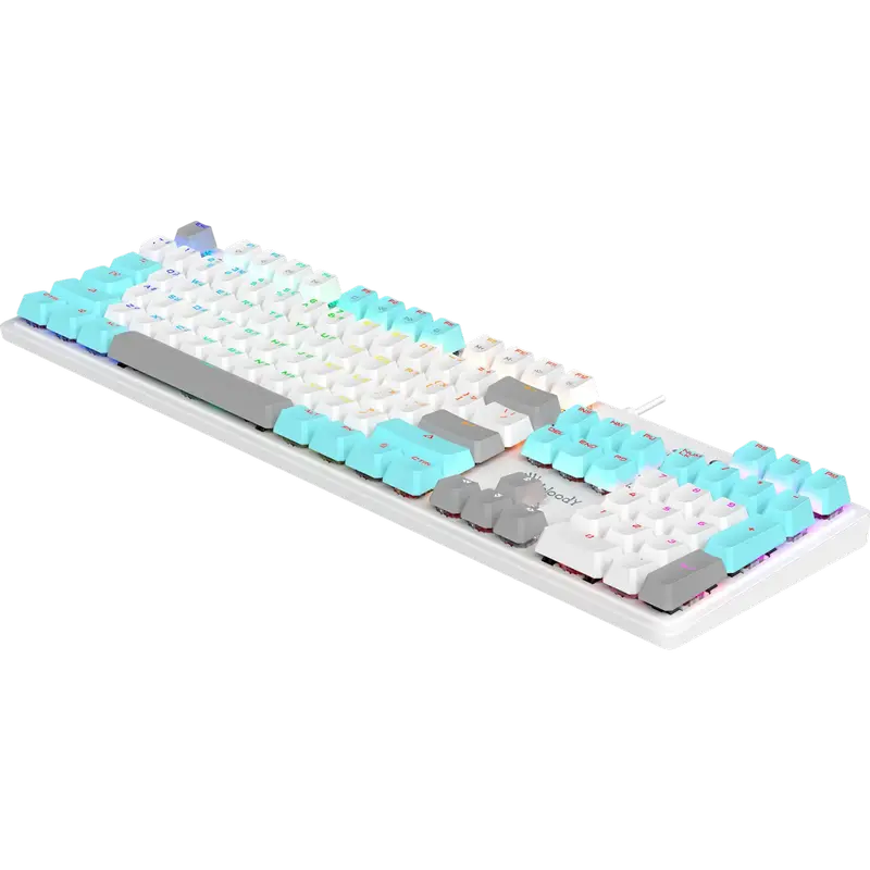 Tastatură Bloody S510R, Cu fir, Icy White