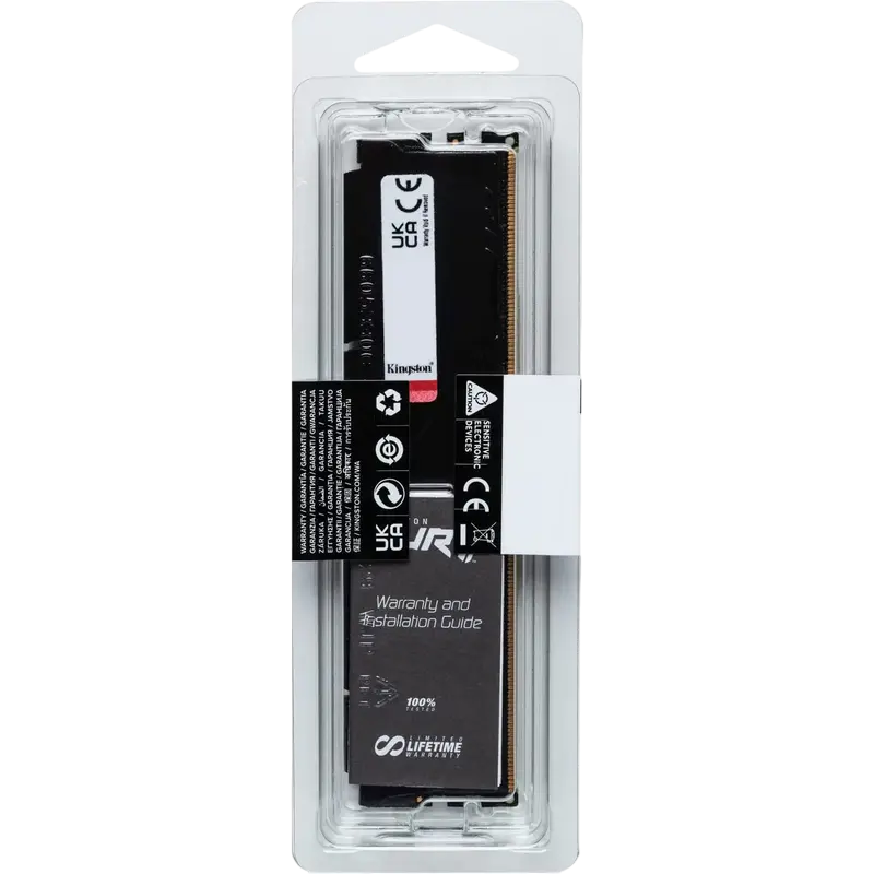 Memorie RAM Kingston FURY Beast, DDR5 SDRAM, 5200 MHz, 8GB, KF552C36BBE-8