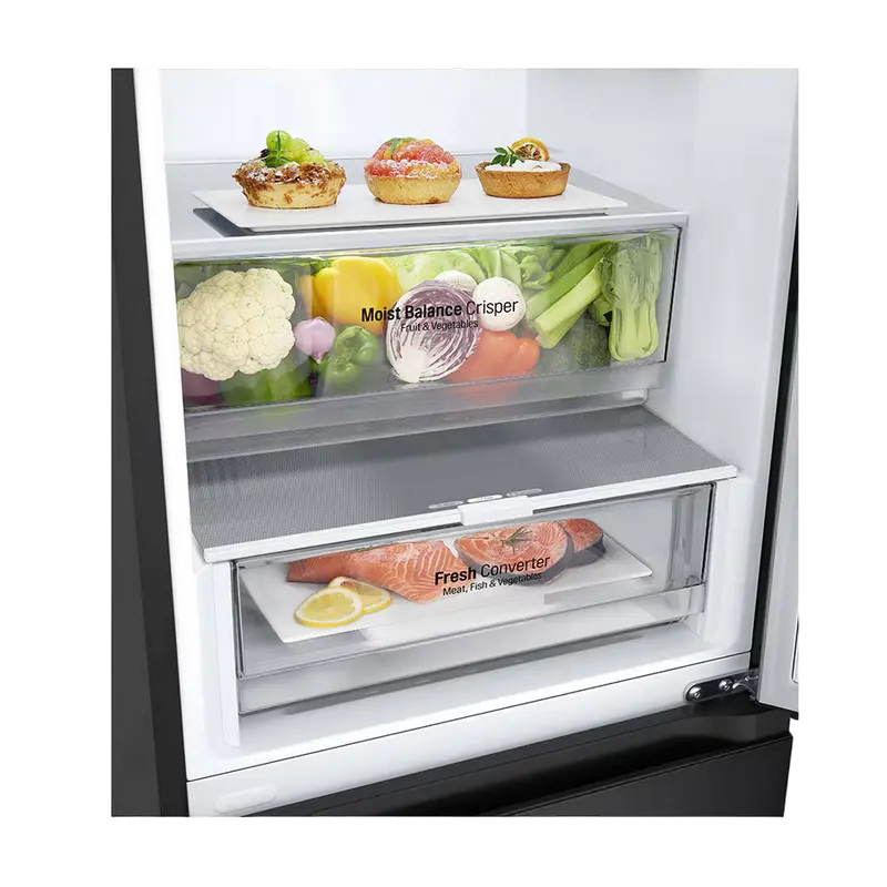 Frigider LG GBV3200DEP, Negru