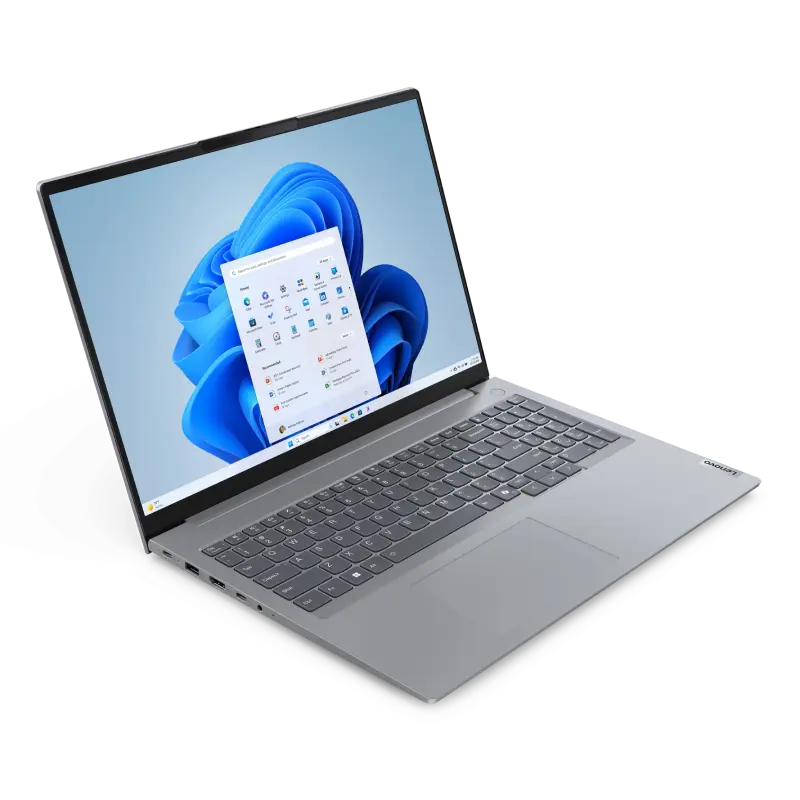 Laptop Business 16" Lenovo ThinkBook 16 G7 ARP, Arctic Grey, AMD Ryzen 5 7535HS, 16GB/512GB, Fără SO