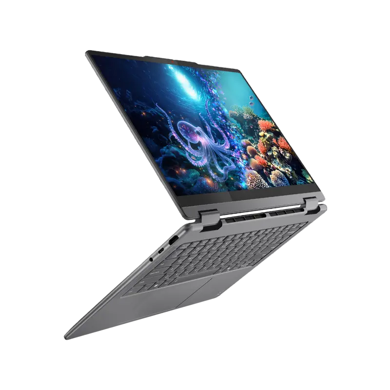 Laptop 14" Lenovo Yoga 7 2-in-1 14ILL10, Luna Grey, Intel Core Ultra 7 256V, 16GB/1024GB, Fără SO