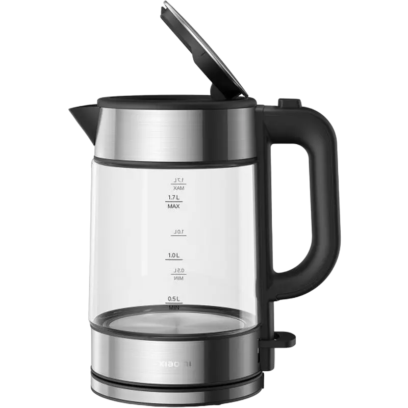 Электрочайник Xiaomi Electric Glass Kettle, Чёрный/Нержавеющая сталь
