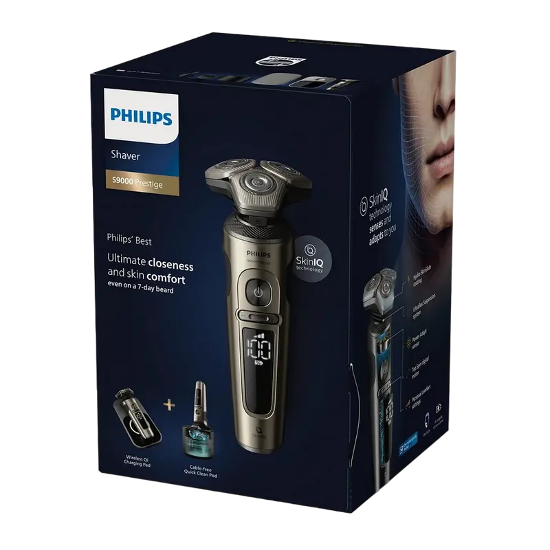 Aparat de ras electric Philips SP9883/36, Champagne gold