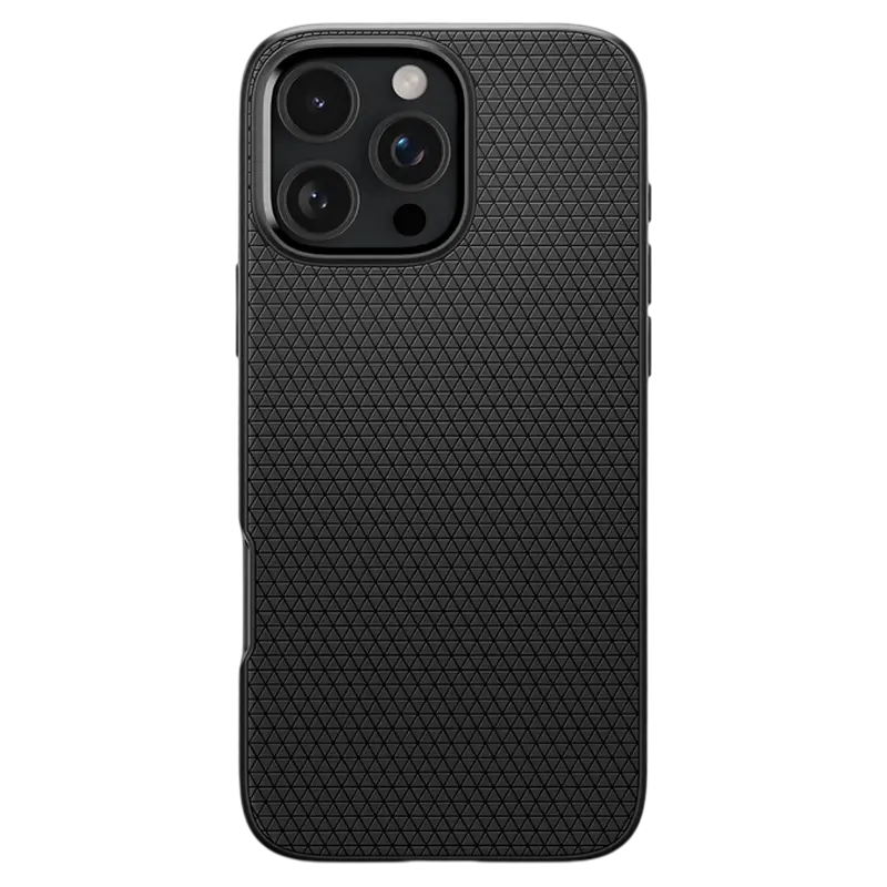 Husa Spigen iPhone 16 Pro Liquid Air, Negru mat