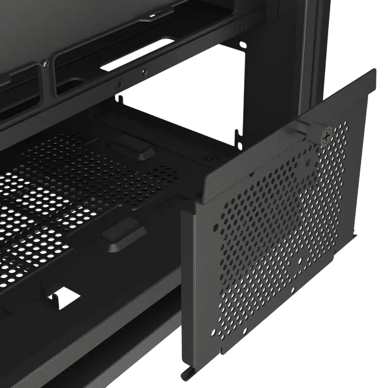 Carcasă PC Cougar FV 270 RGB, Midi-Tower, Fără PSU, Negru