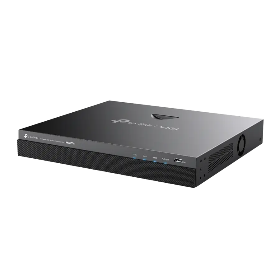 Înregistrator video TP-LINK VIGI NVR2016H-16MP, Negru