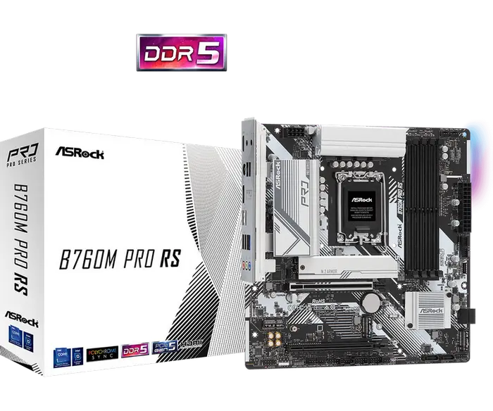 Placă de bază ASRock B760M PRO RS, LGA1700, I..