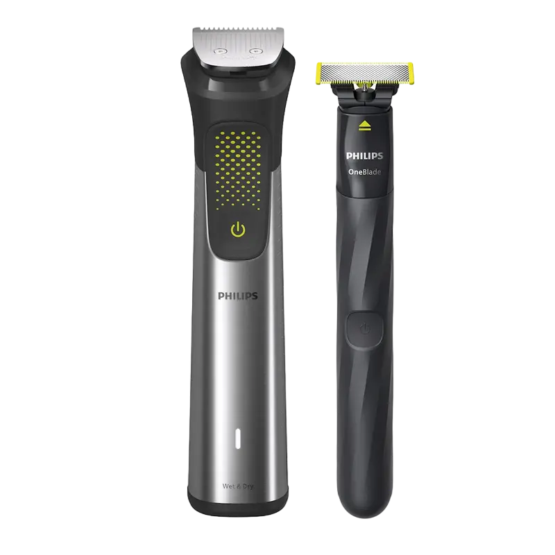 Trimmer pentru bărbați  Philips MG9552/15, Negru | Argintiu