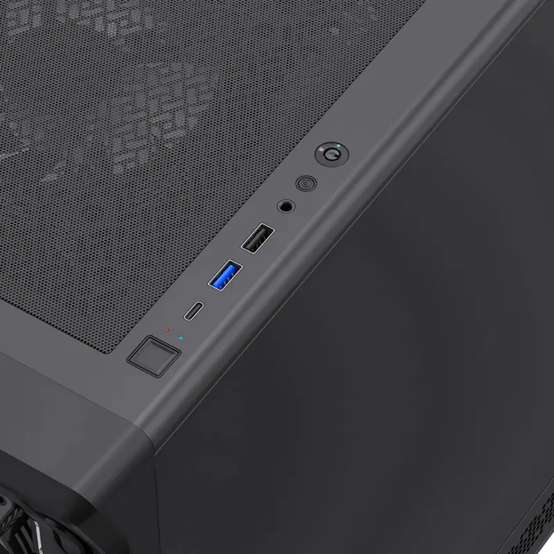 Carcasă PC Gamemax Starlight 2 AB, Midi-Tower, Fără PSU, Negru