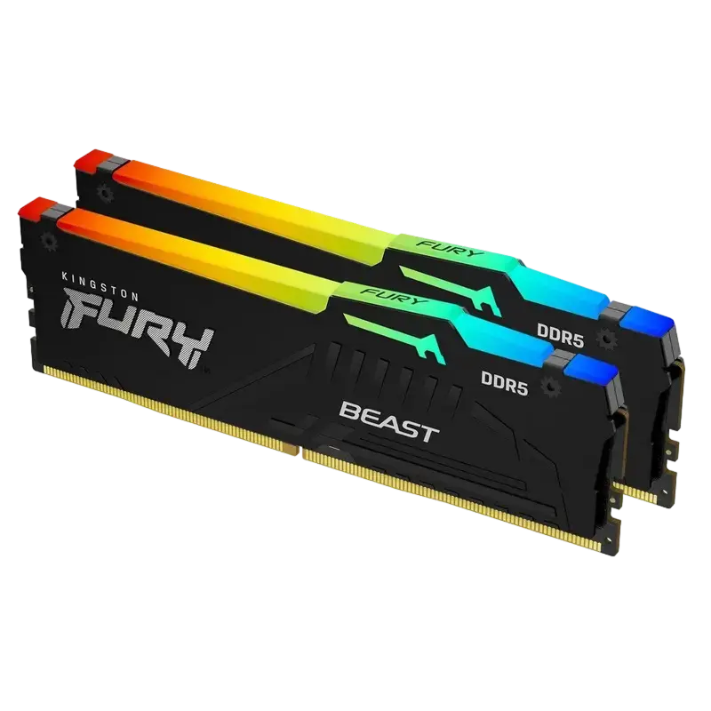 Cumpara  RAM - Memorie RAM Kingston FURY Beast RGB, DDR5 SDR..