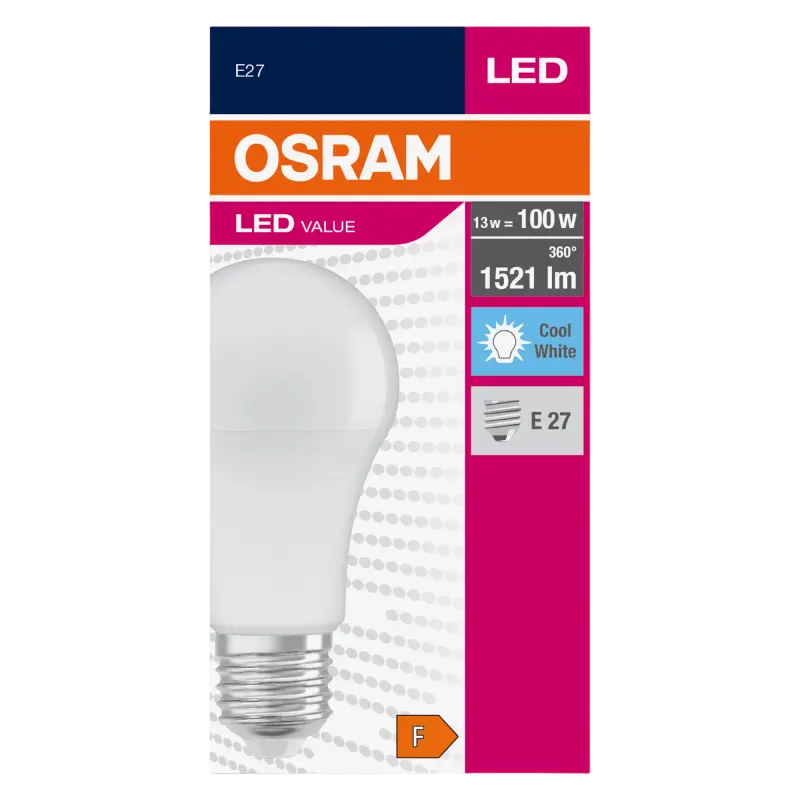 Cumpara  Iluminat interior - Bec cu LED Osram VALUECLA100 13W/840, E27, Al..