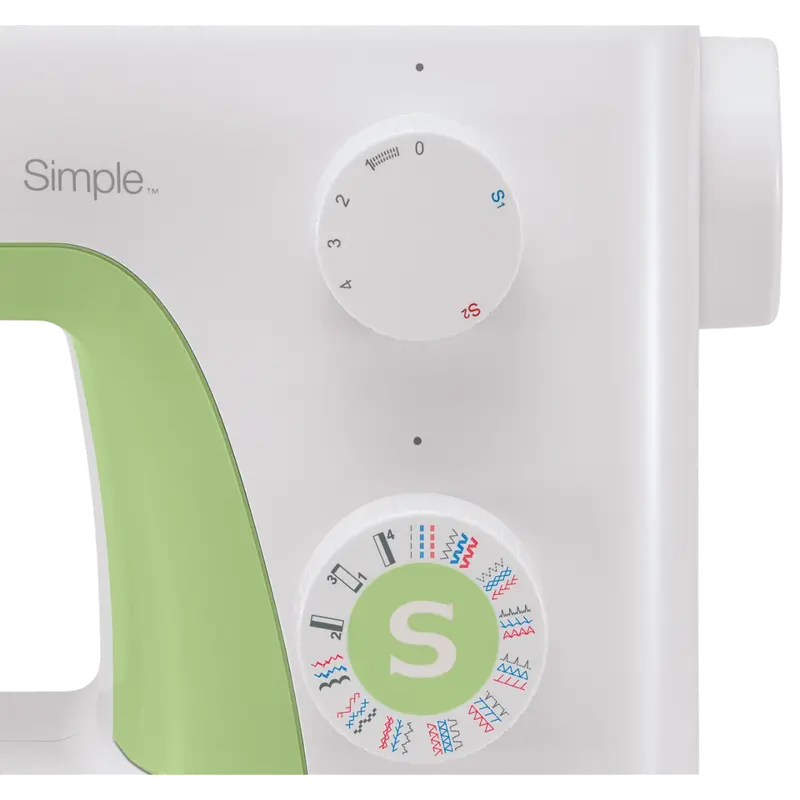 Mașină de cusut Singer Simple 3229, Alb | Verde