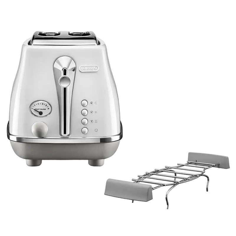 Cumpara  Aparate Sandwich si Toaster - Toaster DeLonghi CTOC 2103 W, Sidney White..