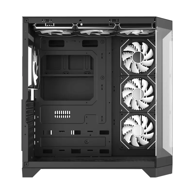 Carcasă PC Gamemax HYPE-A, Midi-Tower, Fără PSU, Negru
