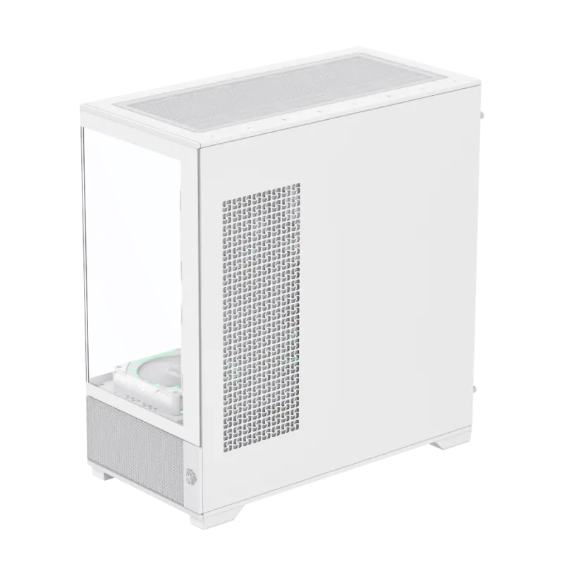 Carcasă PC Gamemax VISTA 2 MW, Mini-Tower, Fără PSU, Alb