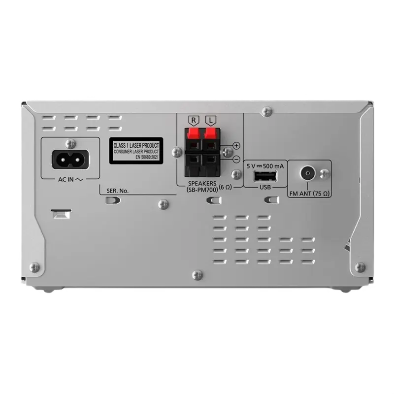 Sistem audio Panasonic SC-PM700EE, Argintiu