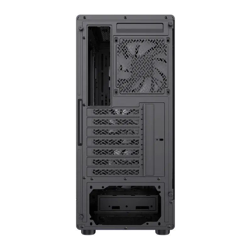 Carcasă PC Gamemax Starlight 2 AB, Midi-Tower, Fără PSU, Negru