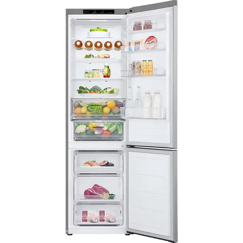 Frigider LG GBV3200DPY, DoorCooling+, Argintie