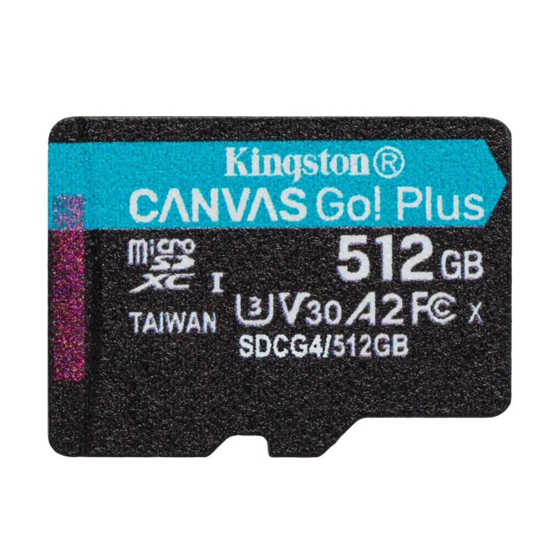Card de Memorie Kingston Canvas Go! Plus, 512GB (SDCG4/512GB)