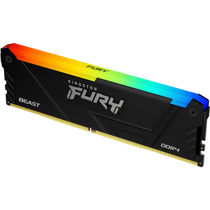 Оперативная память Kingston FURY Beast RGB, DDR4 SDRAM, 3600 МГц, 32 Гб, KF436C18BB2AK2/32
